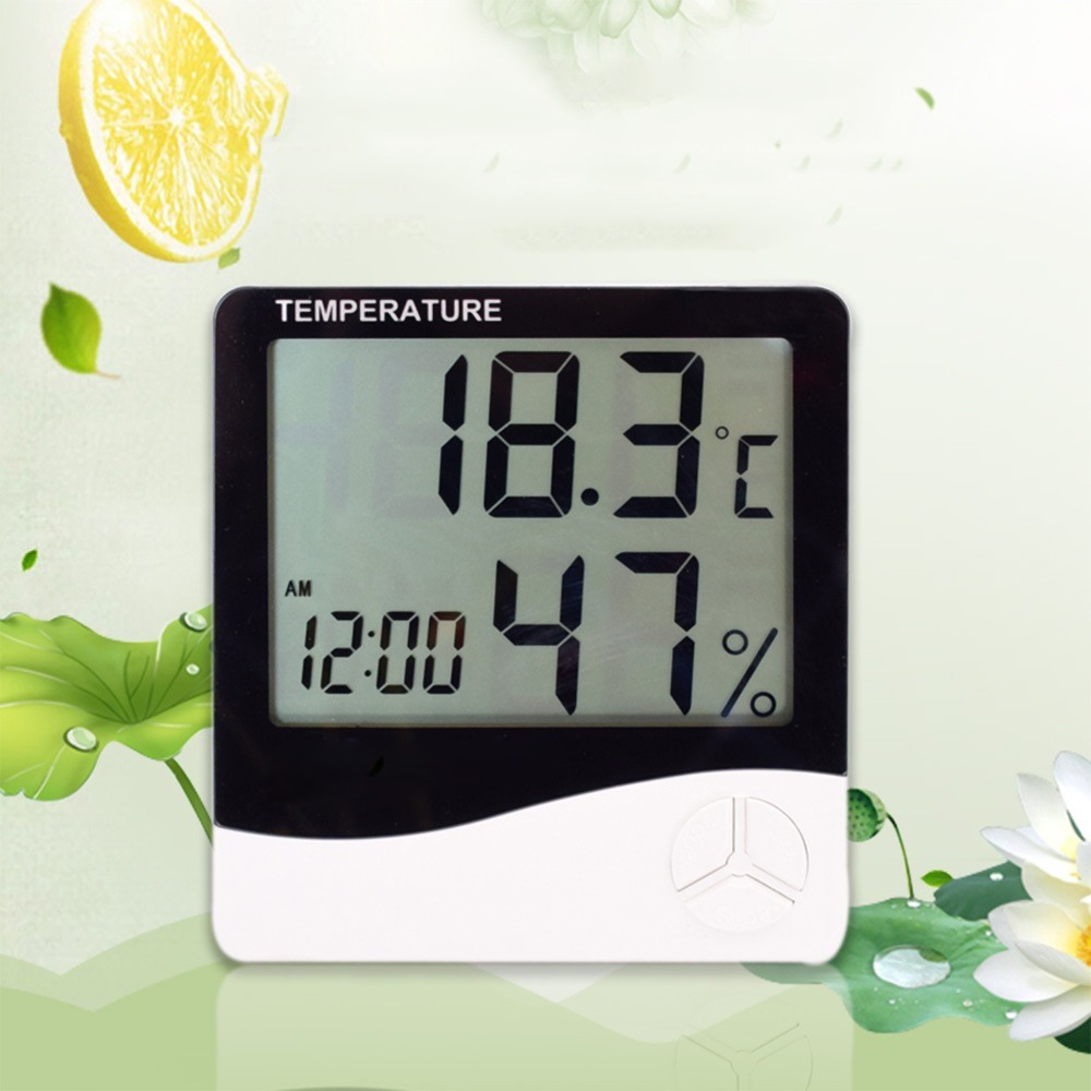 Large Display Screen Indoor Th - Thermometer Digital recension och pris