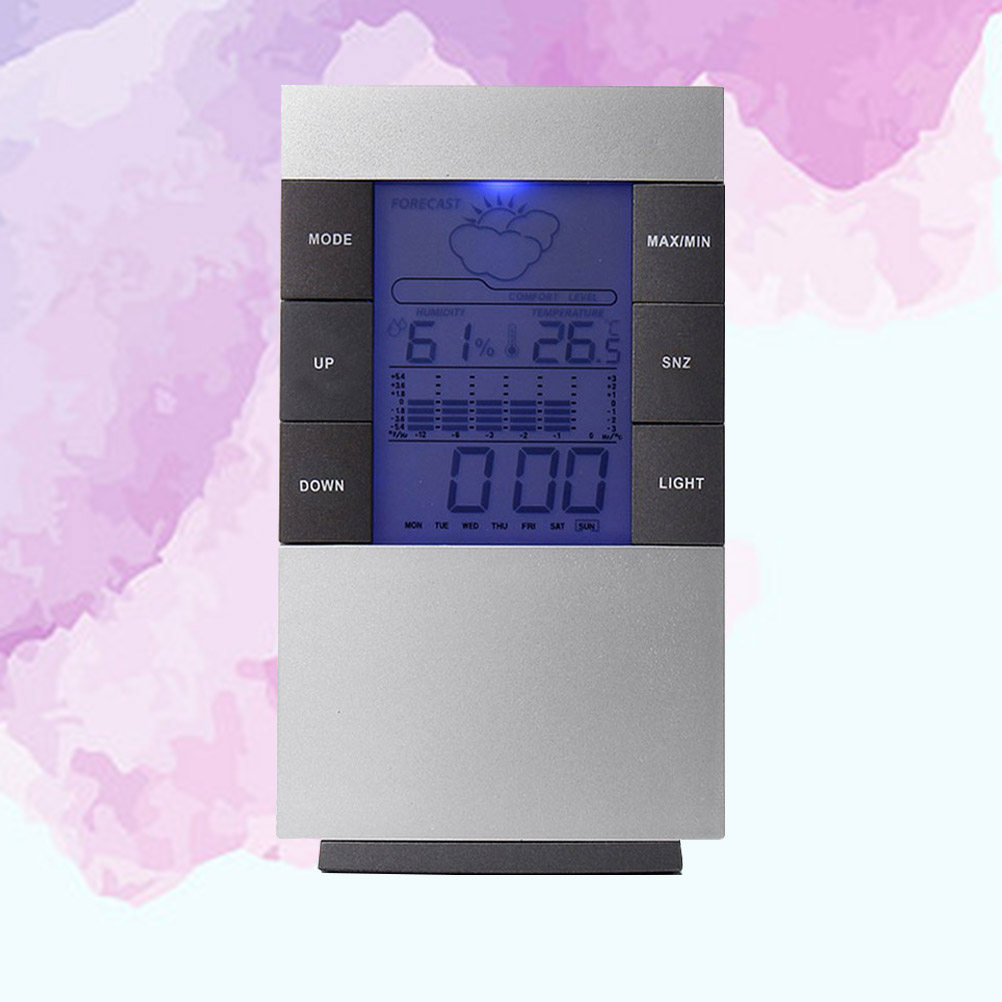1Pcs LCD Digital Alarm Clock T - Thermometer Digital recension och pris