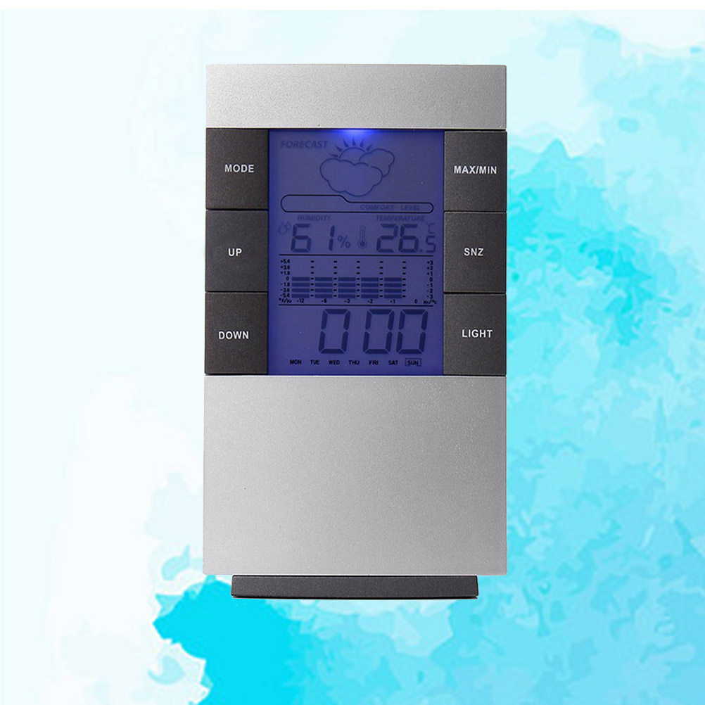 1Pcs LCD Digital Alarm Clock T - Thermometer Digital recension och pris